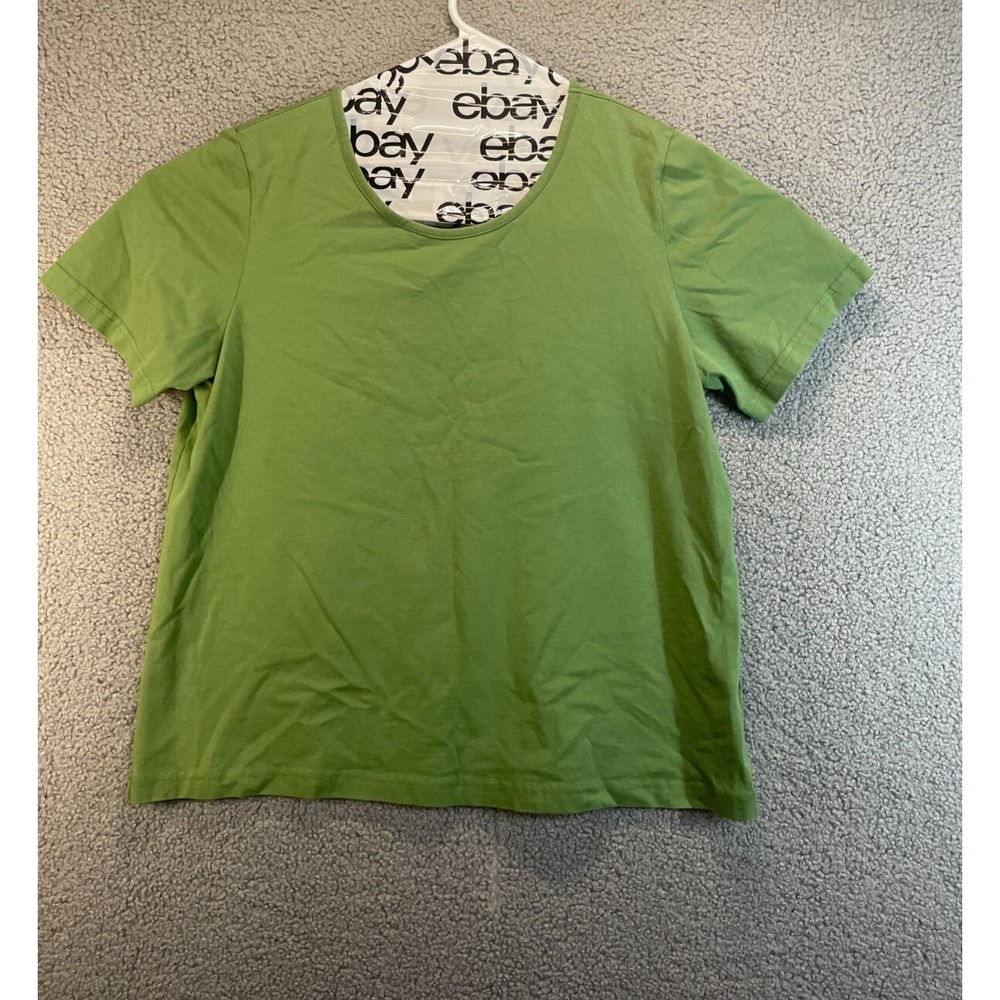 BLAIR‎  Shirt Women's Large Brown  Short Sleeve Casual